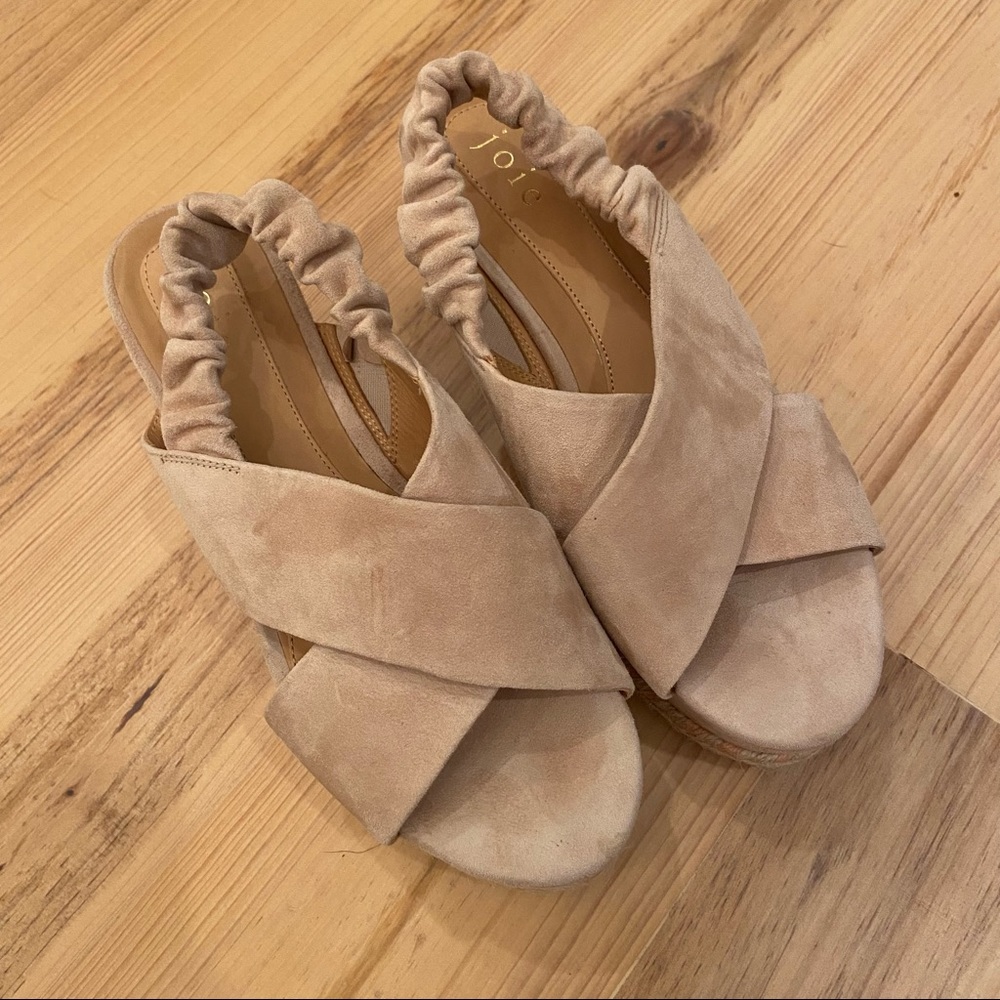 Joie Tan Suede Wedges